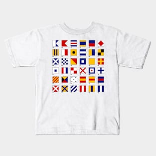 Nautical Flags Kids T-Shirt